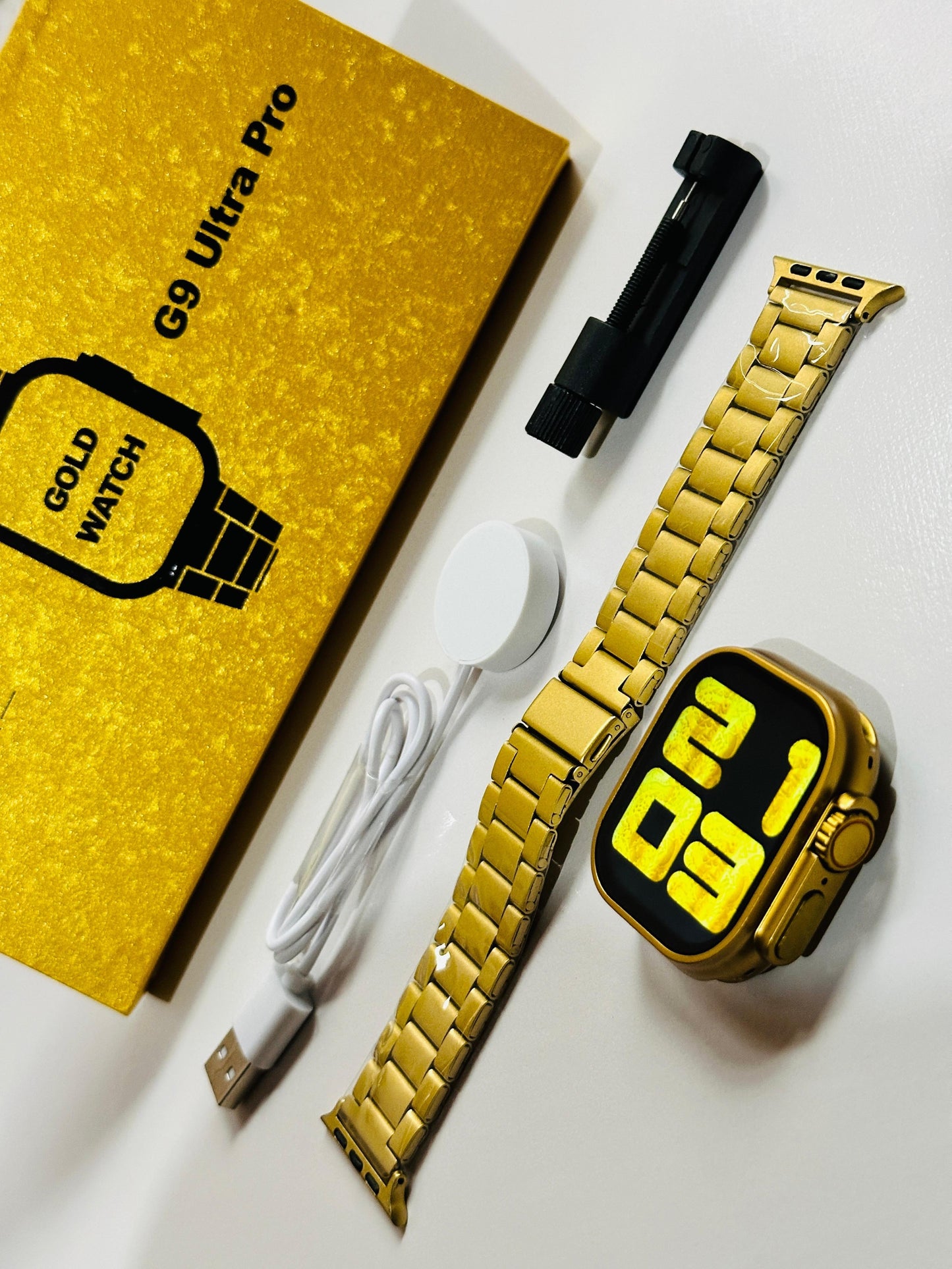 G9 Ultra Pro Smart Watch Golden Edition