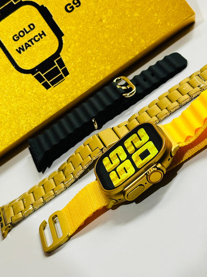 G9 Ultra Pro Smart Watch Golden Edition
