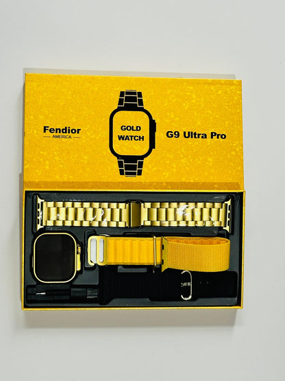 G9 Ultra Pro Smart Watch Golden Edition