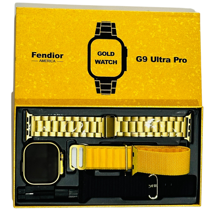 G9 Ultra Pro Smart Watch Golden Edition