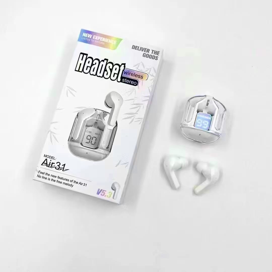Air 31 Earbuds Transparent Case