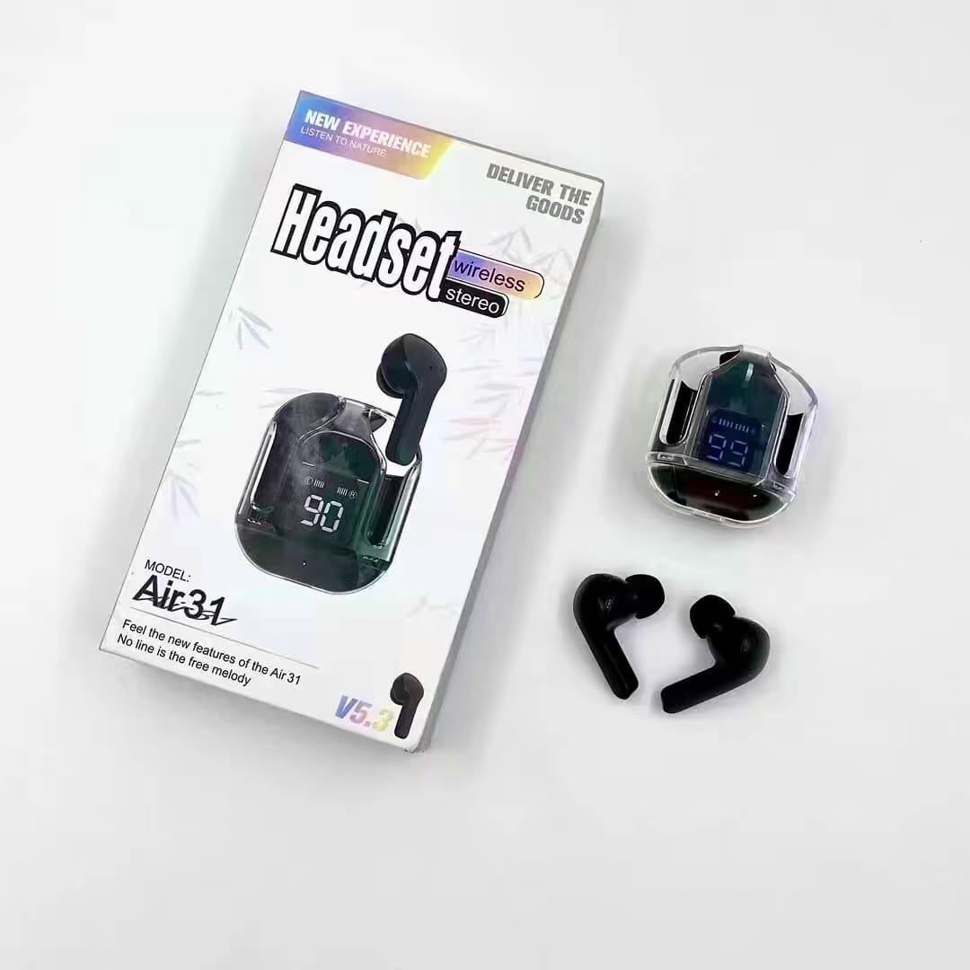 Air 31 Earbuds Transparent Case